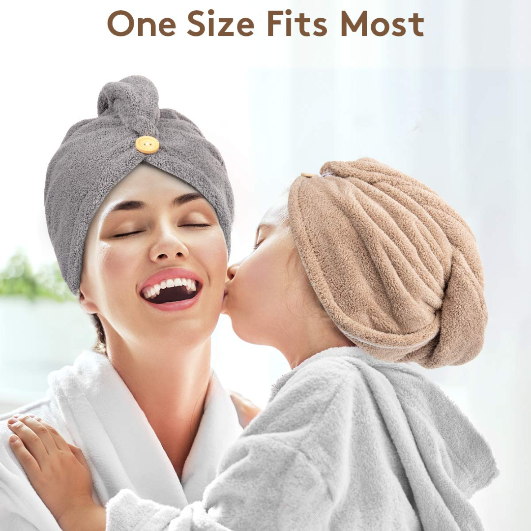Microfiber Hair Towel Wrap – 3 Pack-Set 1-Nora Luxe