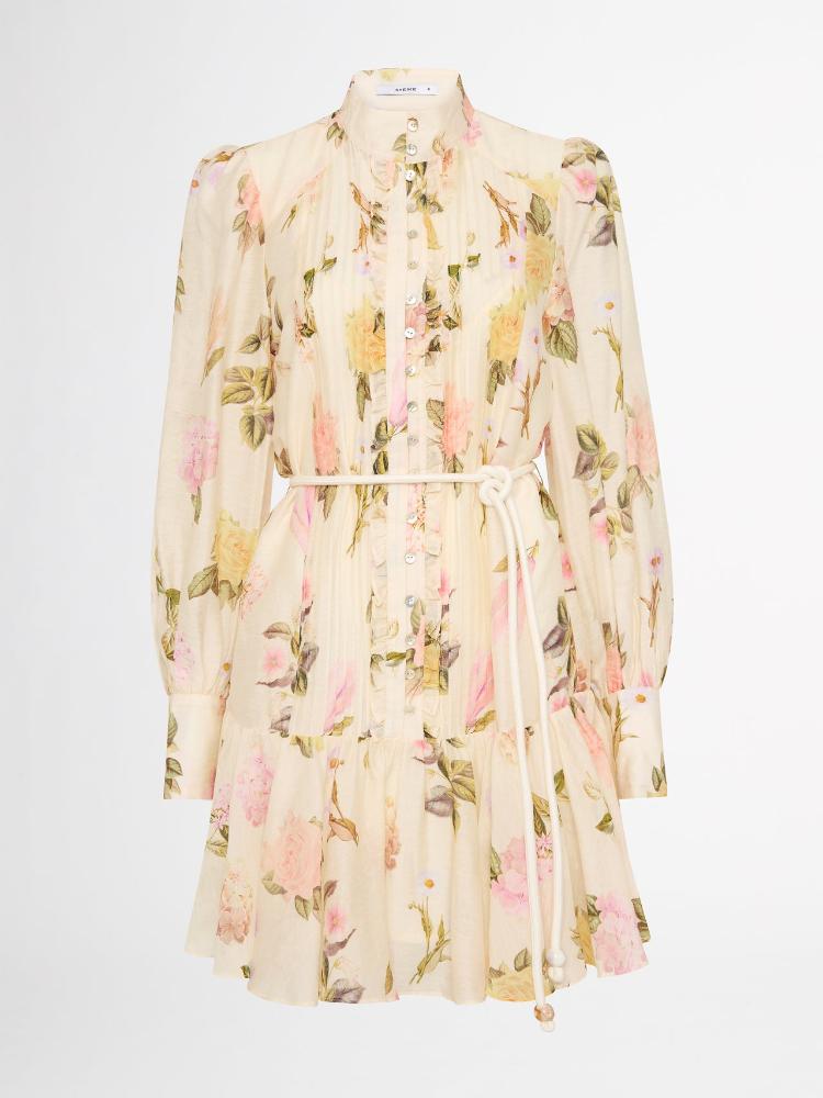 Mini Hemd Dress with Lace Edge – Sylvie-S-State of Style