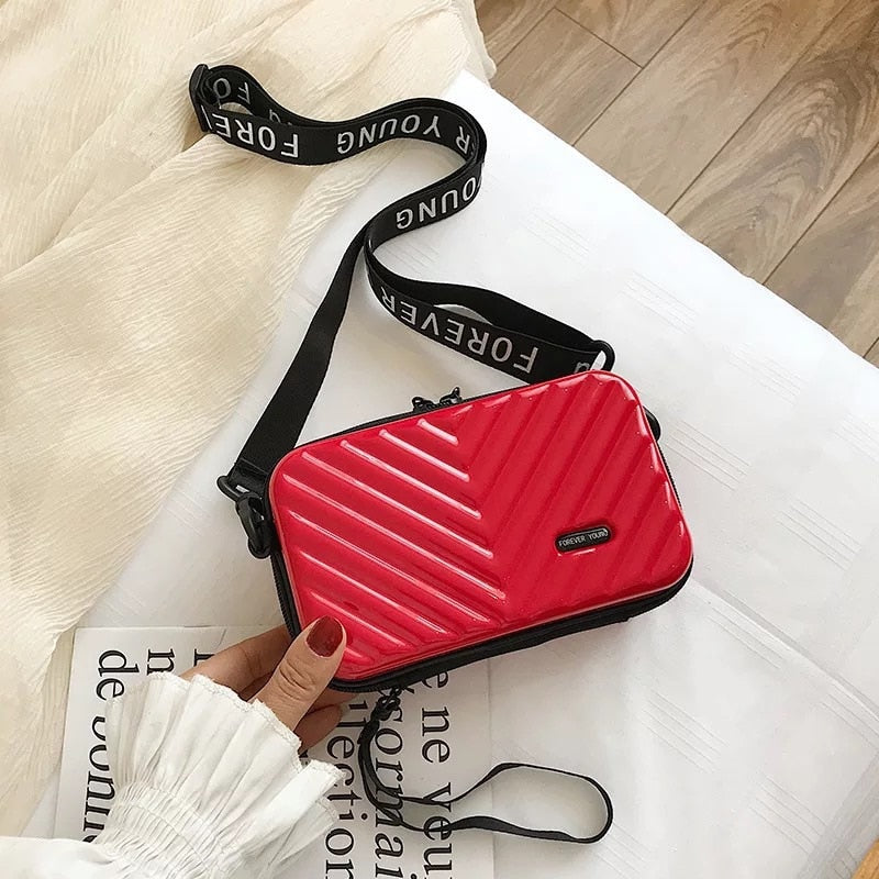 Compact Hard Shell Travel Handbag