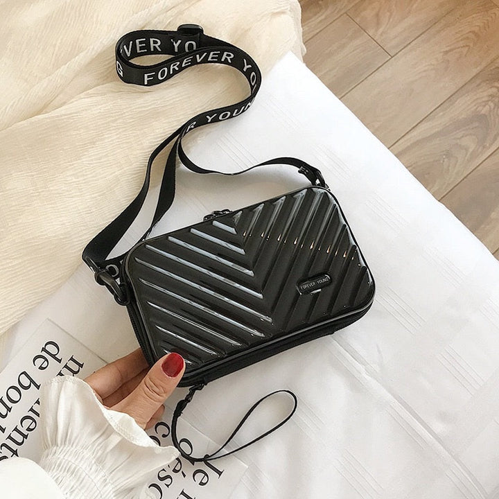 Compact Hard Shell Travel Handbag