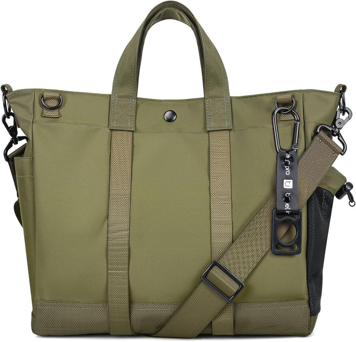 Multi-Compartment Laptop Tote Bag with Adjustable Strap – MetroCarry