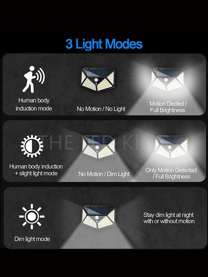MULTIFUNCTIONAL SOLAR LAMP - WATERPROOF LED GARDEN LIGHTING WITH MOTION SENSOR-Nora Luxe