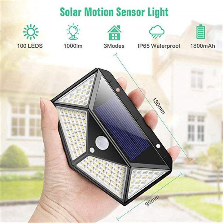 MULTIFUNCTIONAL SOLAR LAMP - WATERPROOF LED GARDEN LIGHTING WITH MOTION SENSOR-Nora Luxe