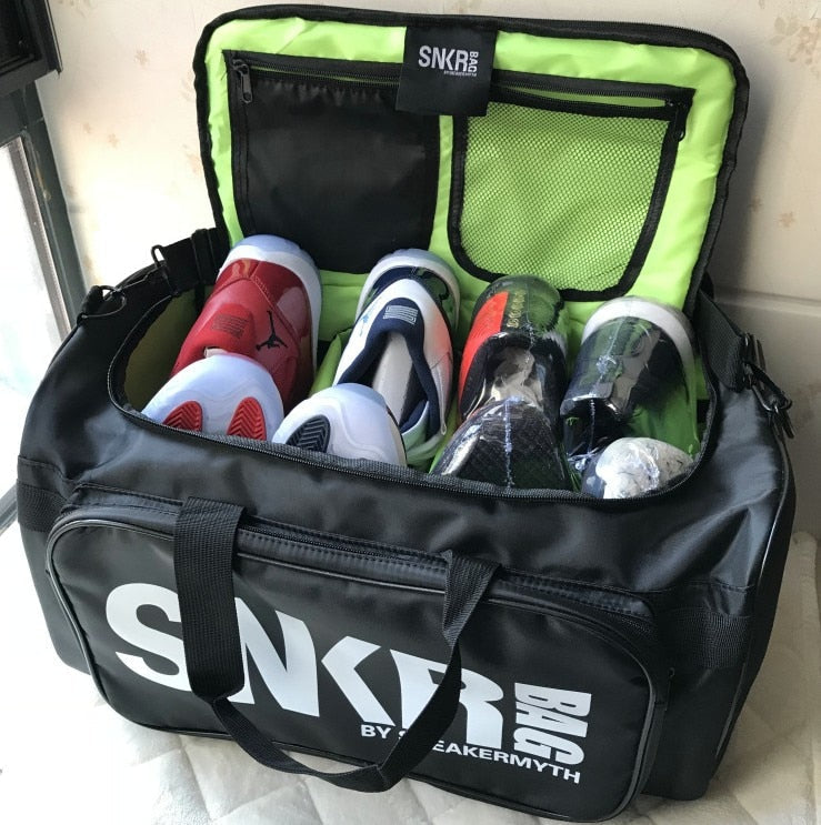Water-Resistant Multi-Compartment Sneaker & Gear Travel Bag