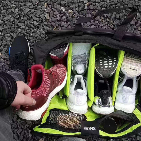 Water-Resistant Multi-Compartment Sneaker & Gear Travel Bag