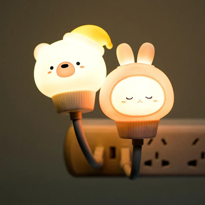 Nightlight with Timer Function - CuddleLight-Cat-Nora Luxe