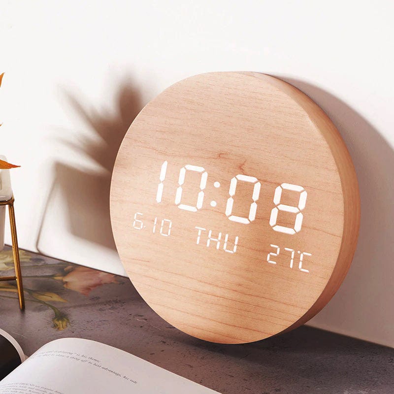 Nordic Inspired Wall Clock - Svenna-Wood-Nora Luxe