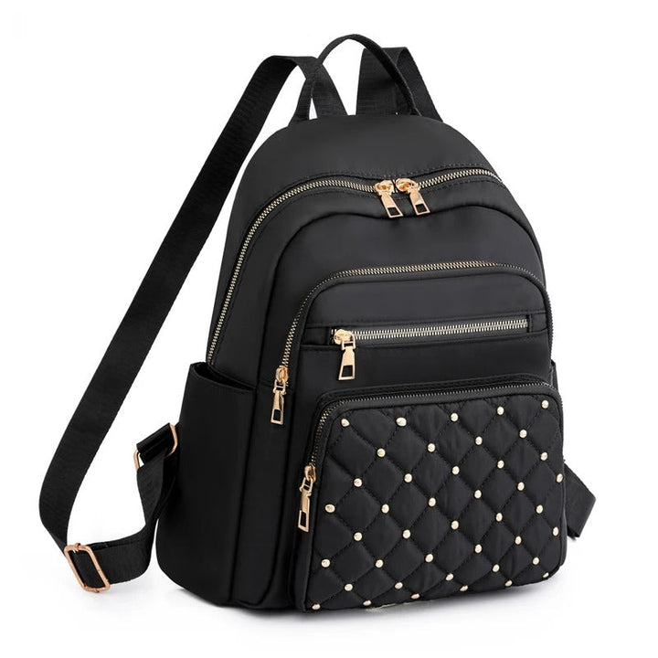 Lightweight Water-Resistant Nylon Backpack for Women – Travel & School