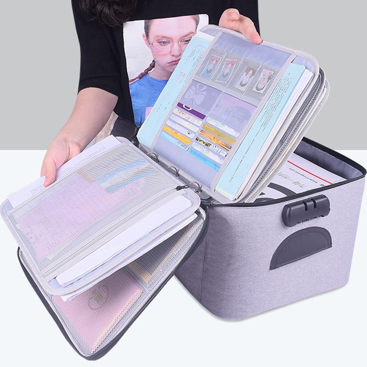 Lockable Waterproof Document Storage Case