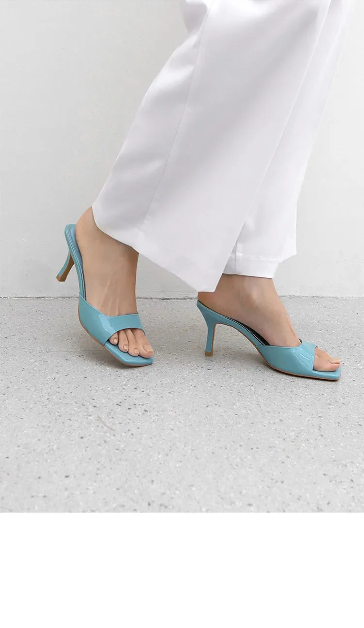 Open back mules for women – Mirella-Camel-5.5-Nora Luxe