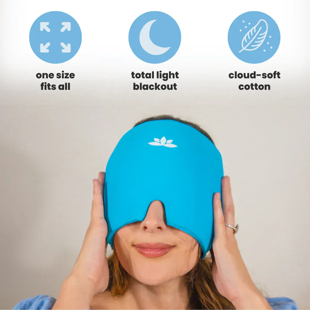 Pain Relieving Migraine Mask - MigraCalm™-Black (almost sold out)-Nora Luxe