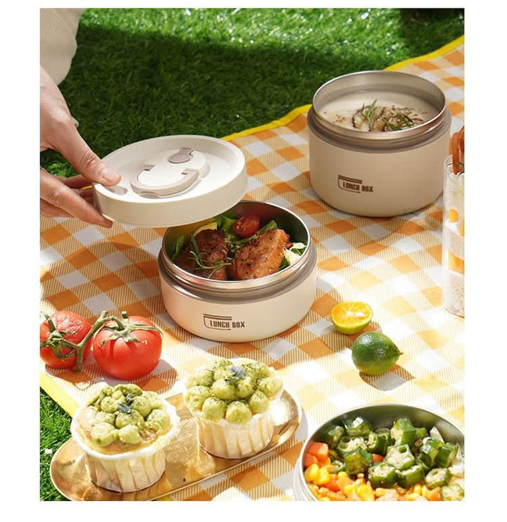 Portable Insulated Meal Container Set - LunchMate-White-2 dozen + bag + FREE cutlery set-Nora Luxe