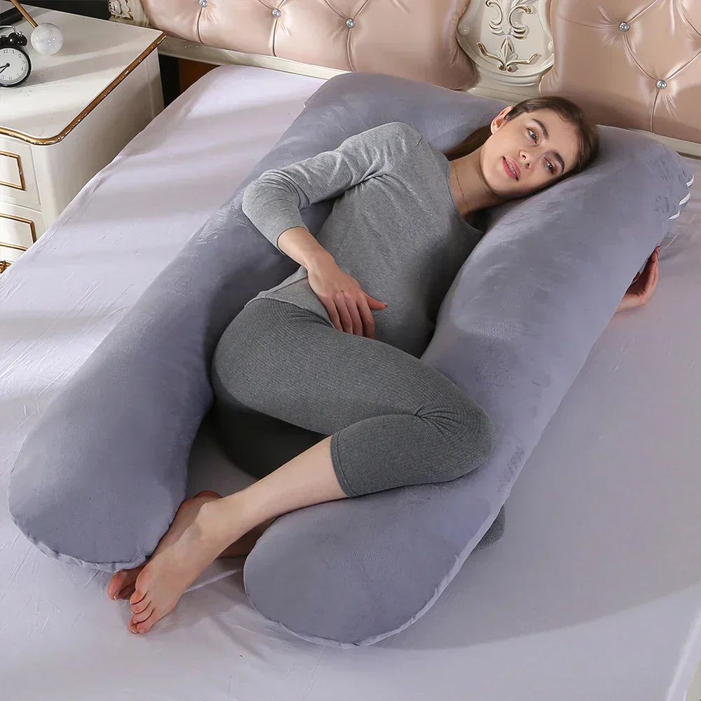 Pregnancy pillow - MammaNest-Dark gray-Nora Luxe
