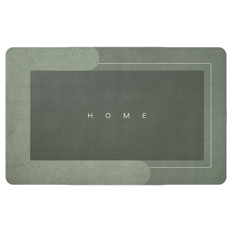 Quick-drying, Super Absorbent Bath Mat - AquaComfort-Blue-Oval-15.75*31.49 inches-Nora Luxe