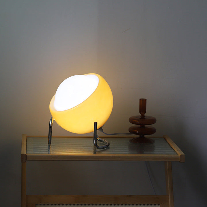 RETRO GLASS TABLE LAMP - ATMOSPHERIC NORDIC NIGHT LIGHTING-Nora Luxe