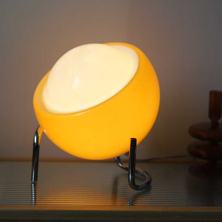 RETRO GLASS TABLE LAMP - ATMOSPHERIC NORDIC NIGHT LIGHTING-Nora Luxe
