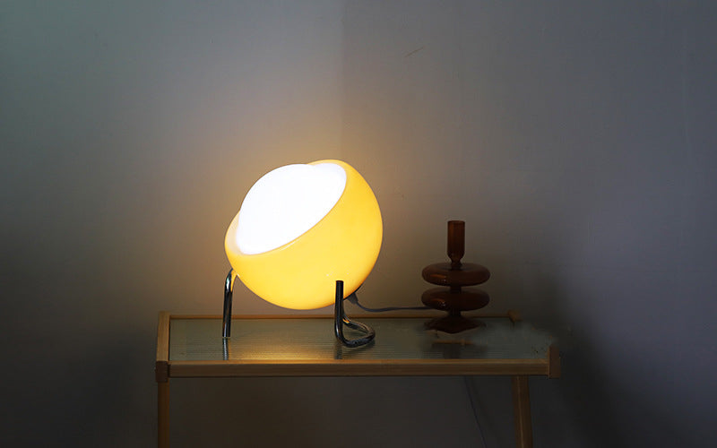 RETRO GLASS TABLE LAMP - ATMOSPHERIC NORDIC NIGHT LIGHTING-Nora Luxe