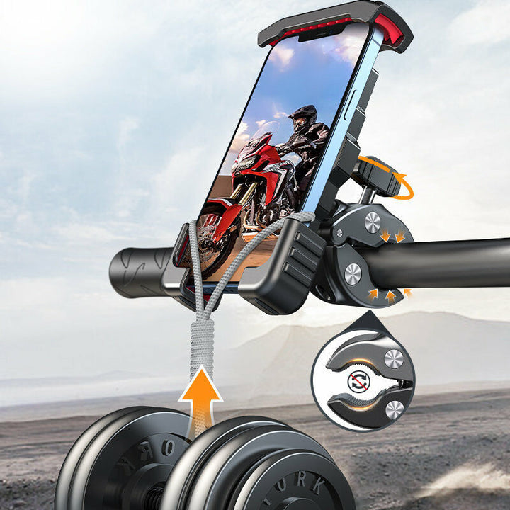 Robust Bike Smartphone Holder - SecureGrip-Nora Luxe