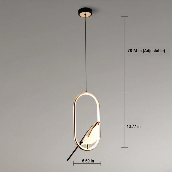 Rotating LED Wall Lamp - LuminaBird-1 Head-White Light-Nora Luxe