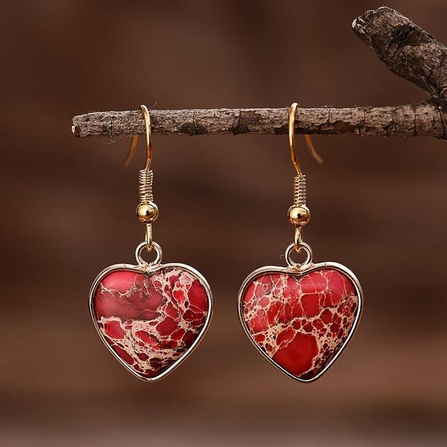 Ruby Essence Jasper Earrings – Sienna-Small-Nora Luxe