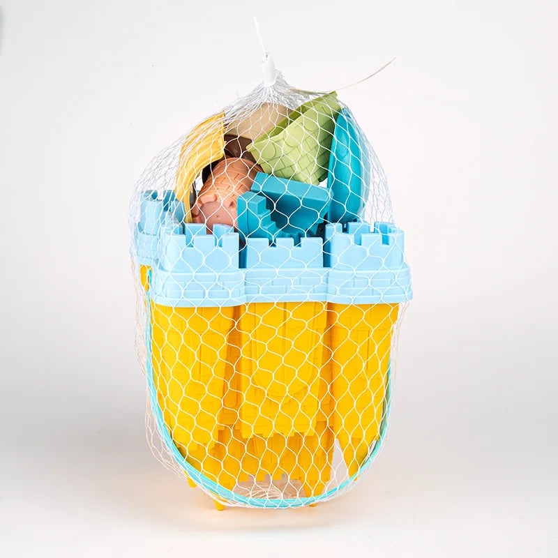 Sandcastle Playset for Kids - BeachMaster-Green Bucket-Nora Luxe