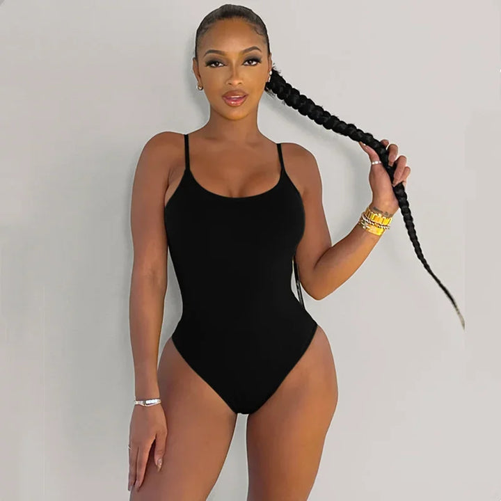 Shaping effect swimsuit – Samira-Black-XS-Nora Luxe