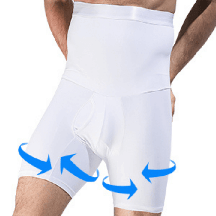 Shaping Men’s Compression Boxer Shorts - MaxFit-Black-M-Nora Luxe