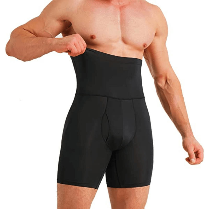 Shaping Men’s Compression Boxer Shorts - MaxFit-Black-M-Nora Luxe