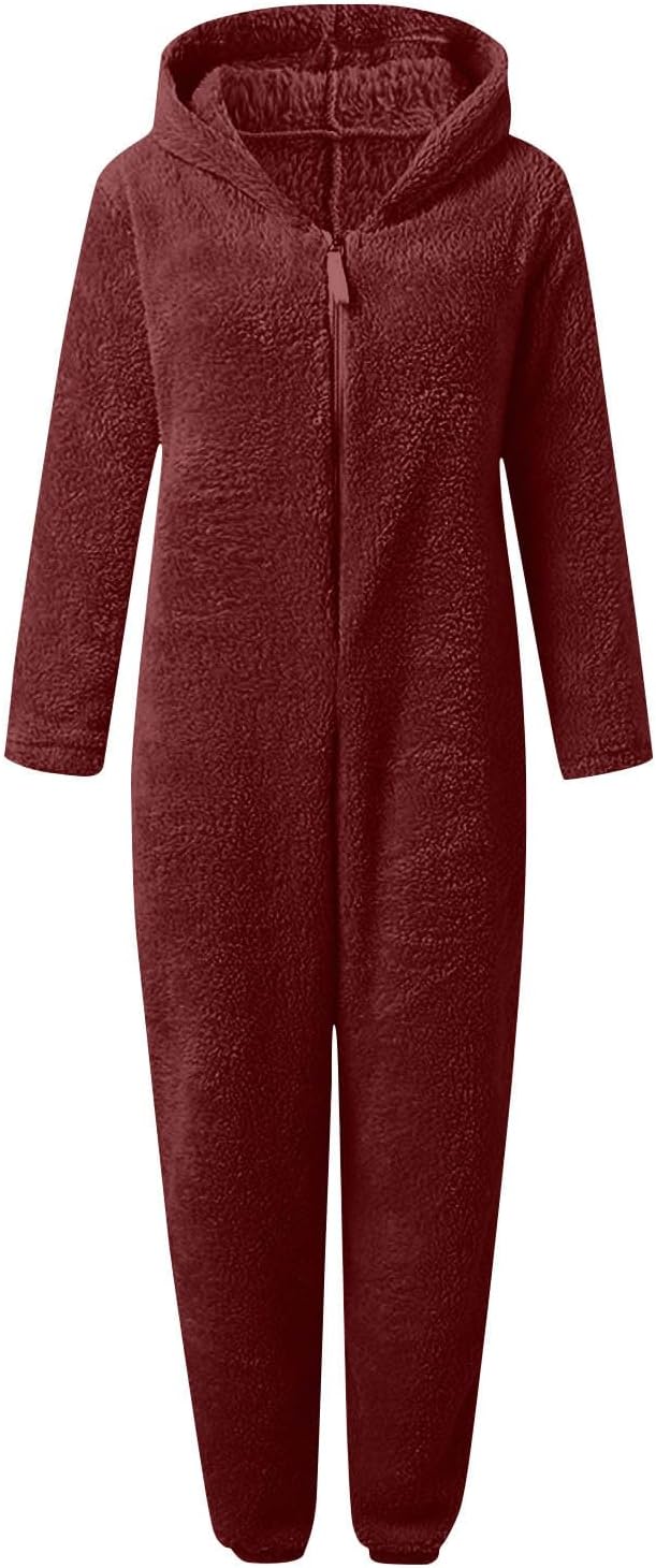 Sherpa Fuzzy Onesie with Hood - CozyCat-Olive Green-S-Nora Luxe