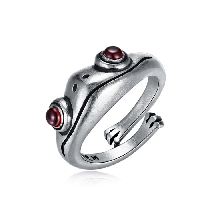 Silver Ring with Unique Design – Pixie-The Livary