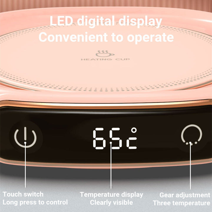 Smart Cup Warmer for Hot Beverages - WarmSip-White-USB-Nora Luxe