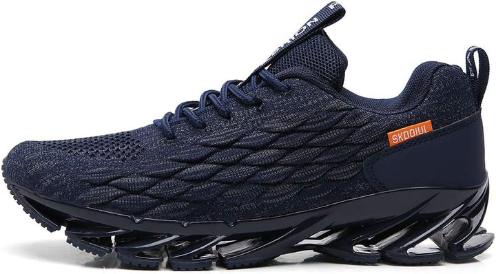 Sporty Men's Trainers - FlexLite-Dark Gray-6.5-Nora Luxe