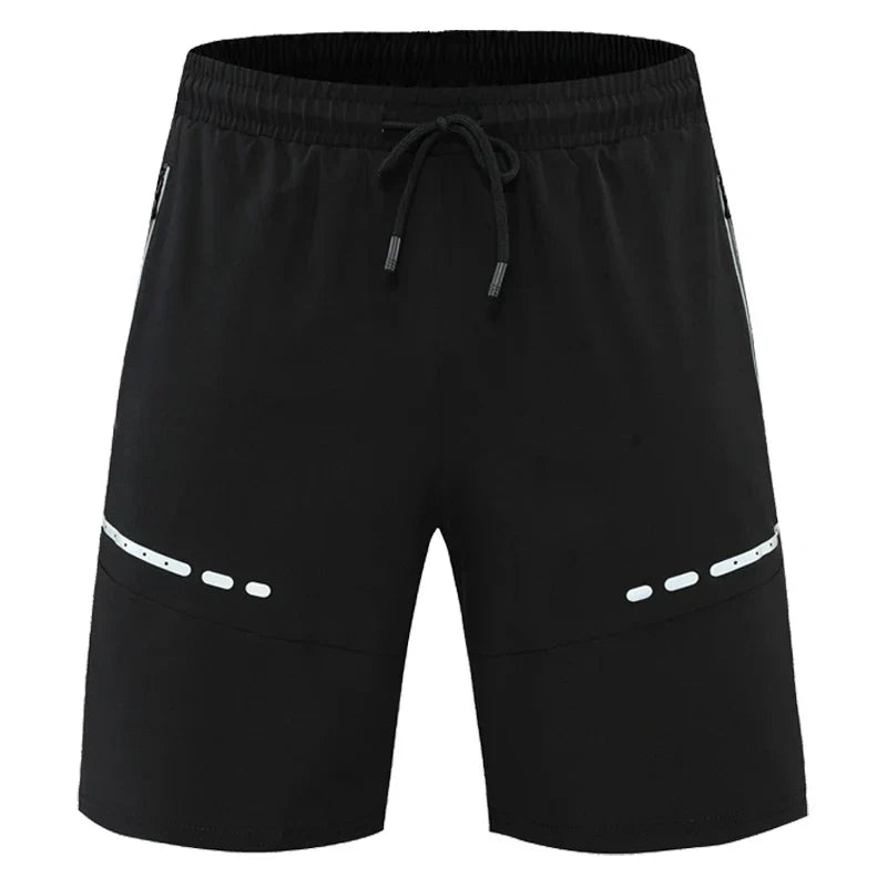 Sporty & Stylish Slim-Fit Training Shorts with Zipper Pockets - Kian-Black-S-Nora Luxe