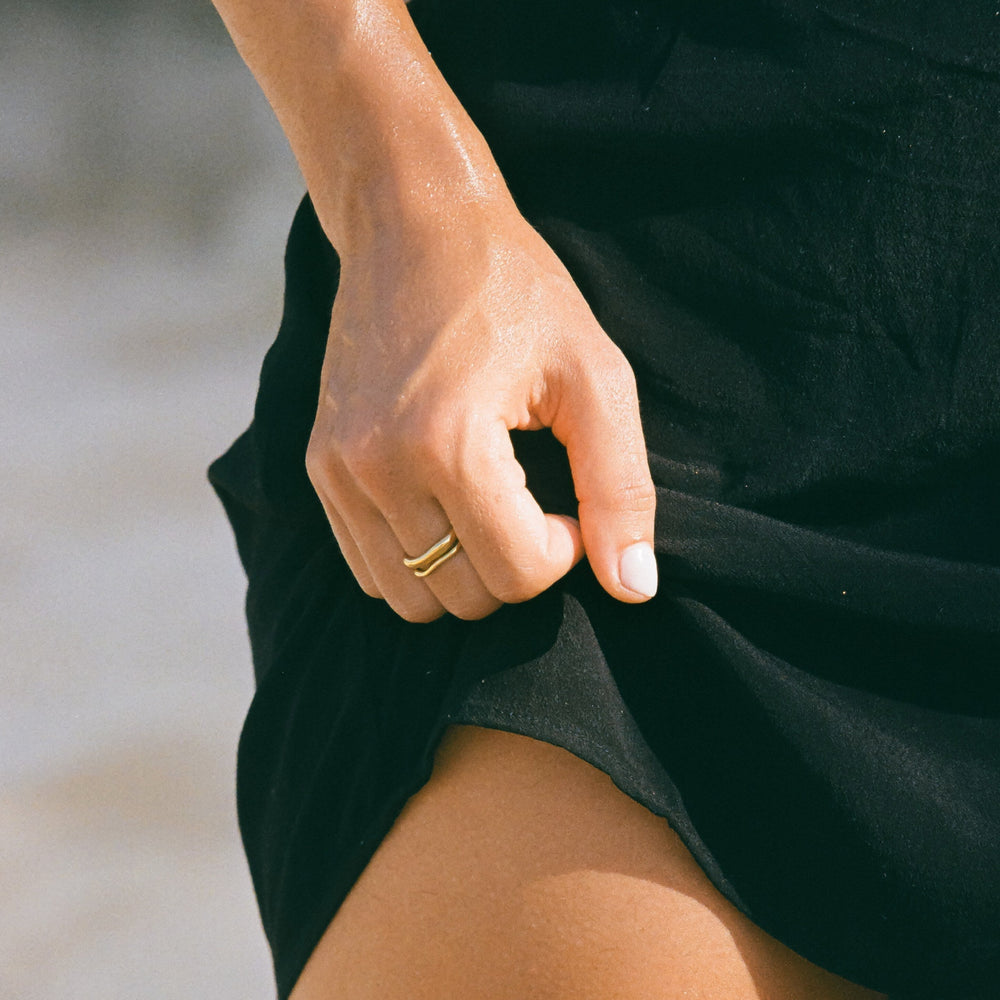 Stackable Ring Set - Luna-5-Gold-Nora Luxe