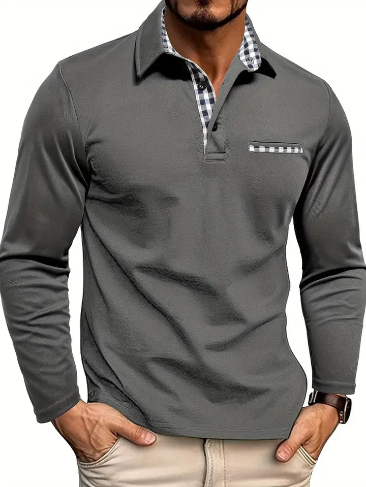 Long Sleeve Polo – Victor