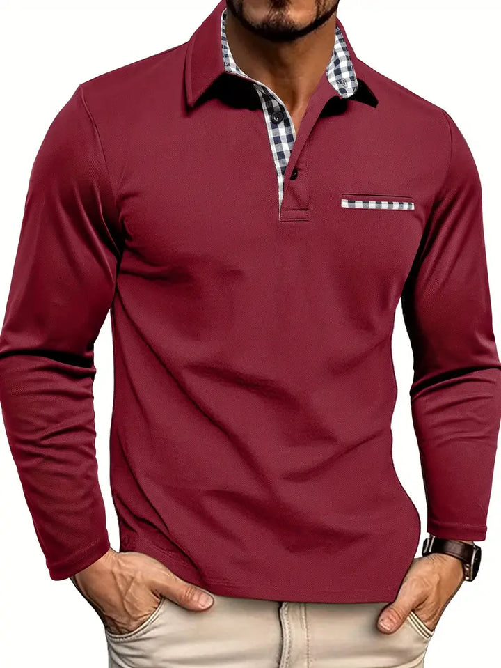 Long Sleeve Polo – Victor