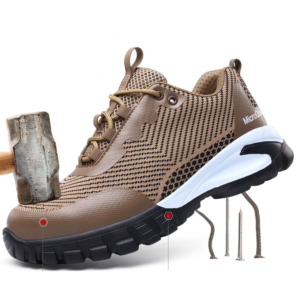 Sturdy Safety Shoes for Men - Jasper-Brown-5.5-Nora Luxe