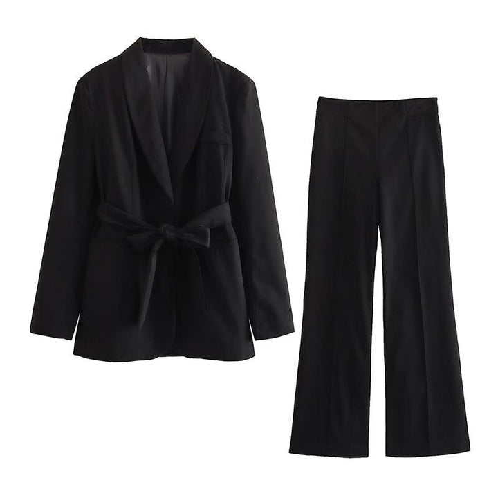 Stylish 2-Piece Women's Suit - Lena-Black-XS-Nora Luxe