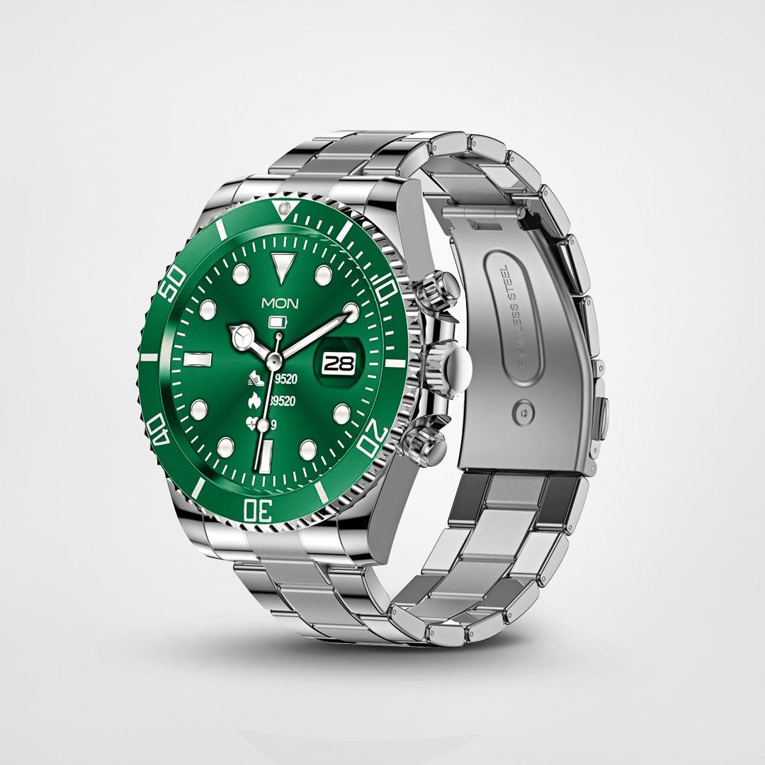 Stylish and Advanced Smartwatch - PowerFit-Green-Nora Luxe