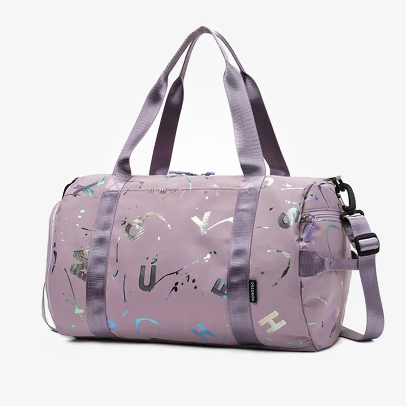 Stylish and Functional Sports Bag - ZenCarry-Purple-Nora Luxe