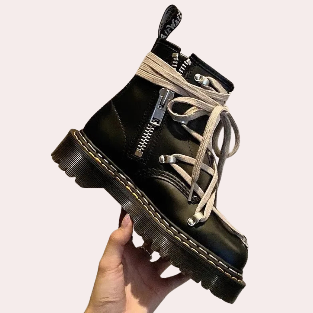 Stylish Black Men's Boots - Vince-6-Nora Luxe