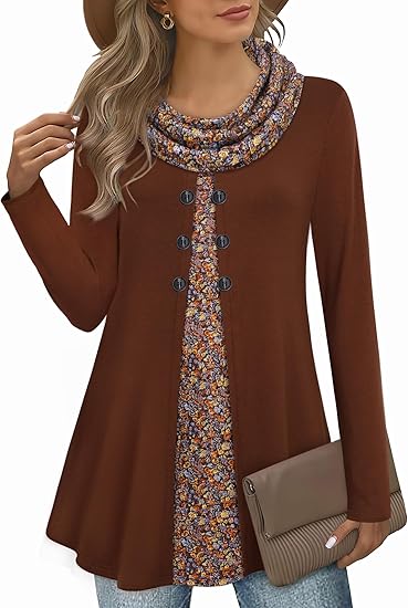 Stylish Color Block Pullover Sweatshirt for Ladies - Bella-Orange-S-Nora Luxe