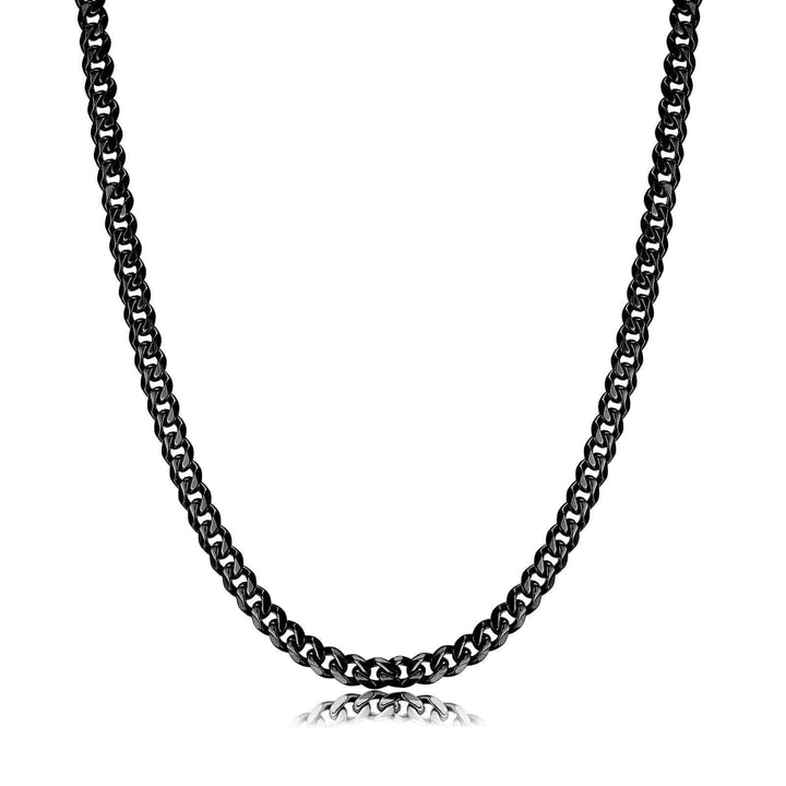 Stylish Cuban Link Necklace - Noah-Black-0.20 in-Nora Luxe