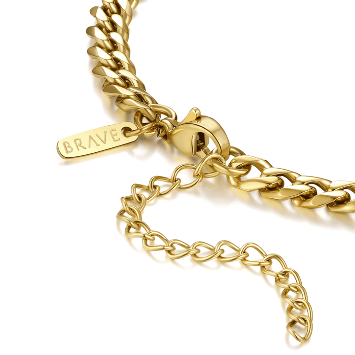 Stylish Cuban Link Necklace - Noah-Silver-0.12 in-Nora Luxe