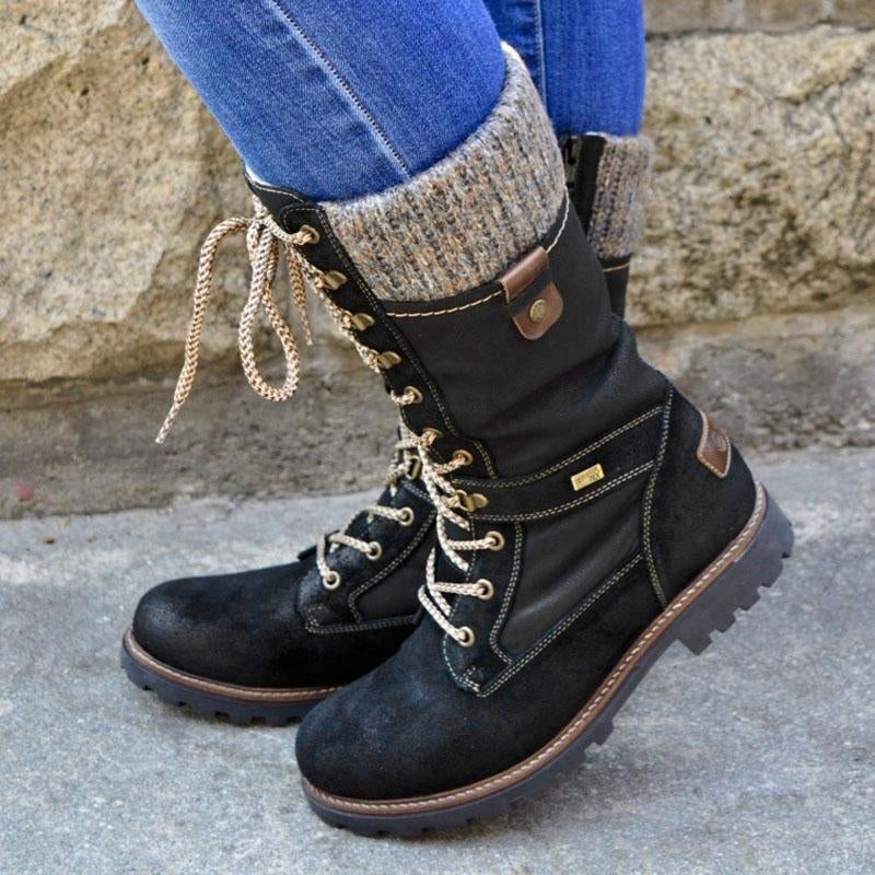 Stylish High Ladies Winter Boots - Nora-Black-3.0-Nora Luxe
