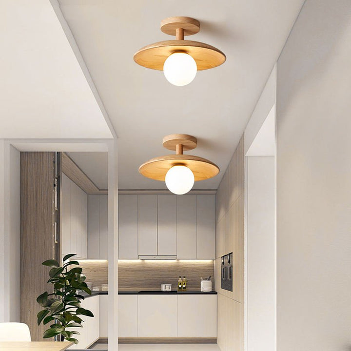 Stylish Japanese Ceiling Lamp - ZenGlow-Nora Luxe