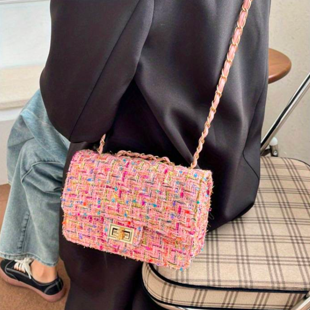 Stylish Ladies Shoulder Bag - Livia-Pink-Nora Luxe