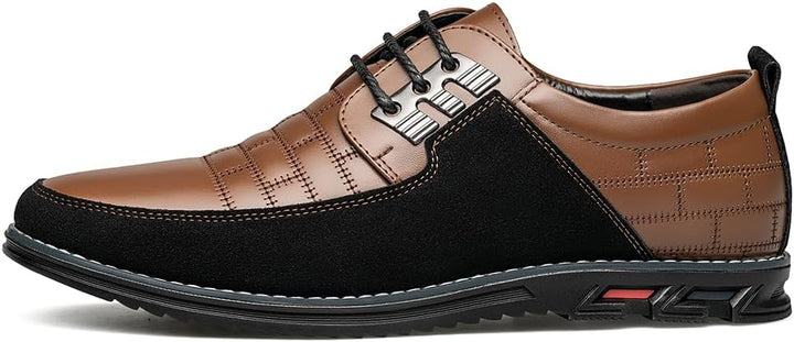 Stylish Leather Men's Shoes - James-Black-7.0-Nora Luxe