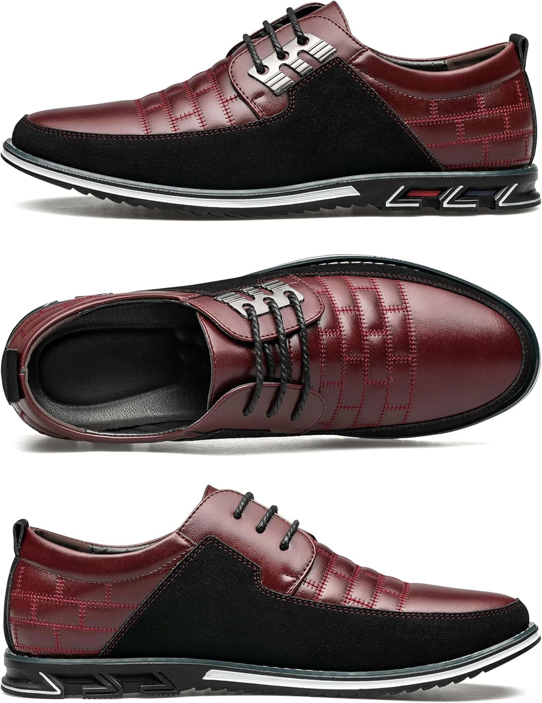 Stylish Leather Men's Shoes - James-Black-7.0-Nora Luxe