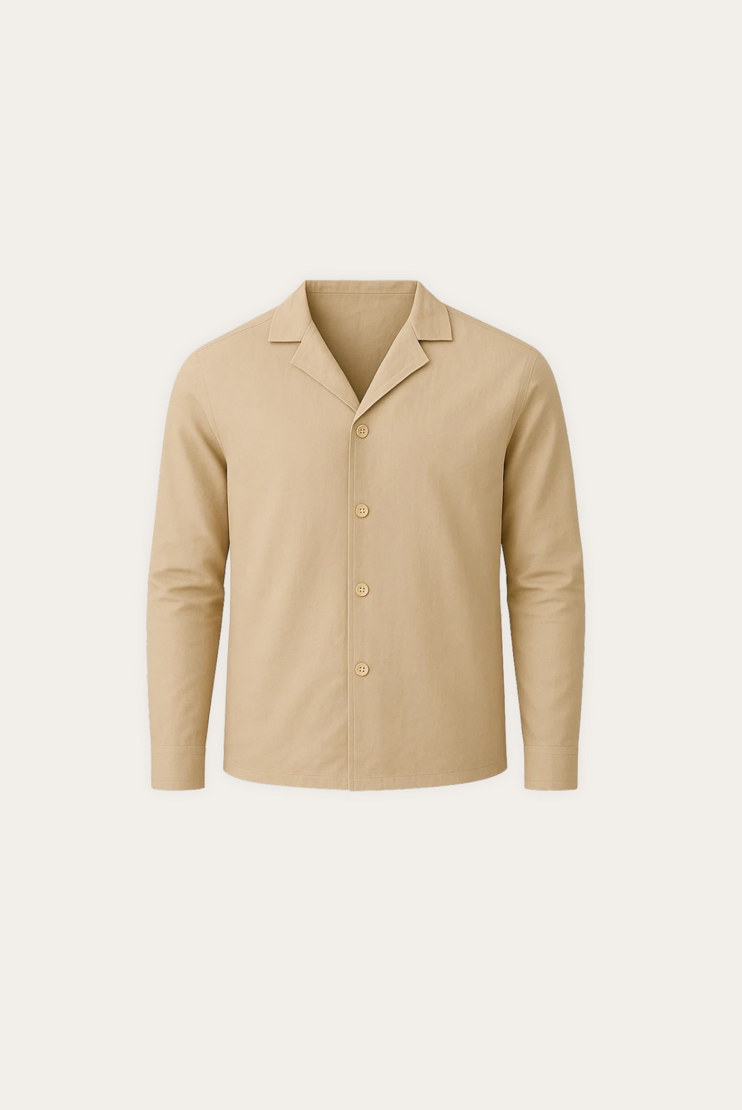Stylish linen shirt with concealed button placket for men – Matteo-XS-Nora Luxe